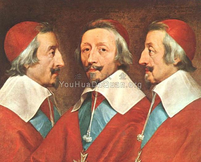 Triple Portrait of Richelieu - 菲利浦·德·尚佩涅
